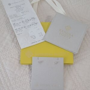 Kendra Scott 18K Gold Vermeil Mini Pavé Circular Stud Earrings – Matching Set